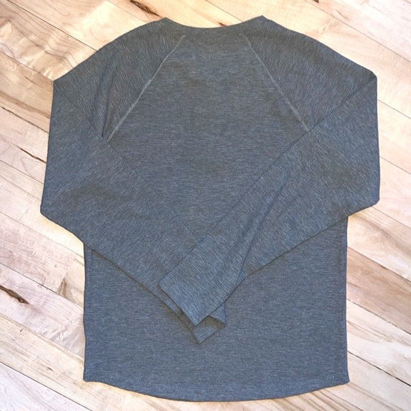 Men’s Seeded & Sewn Long Sleeve Henley​ - Picture 3 of 3